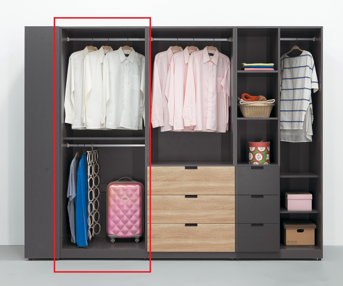 奧利佛2.5尺雙吊衣櫥